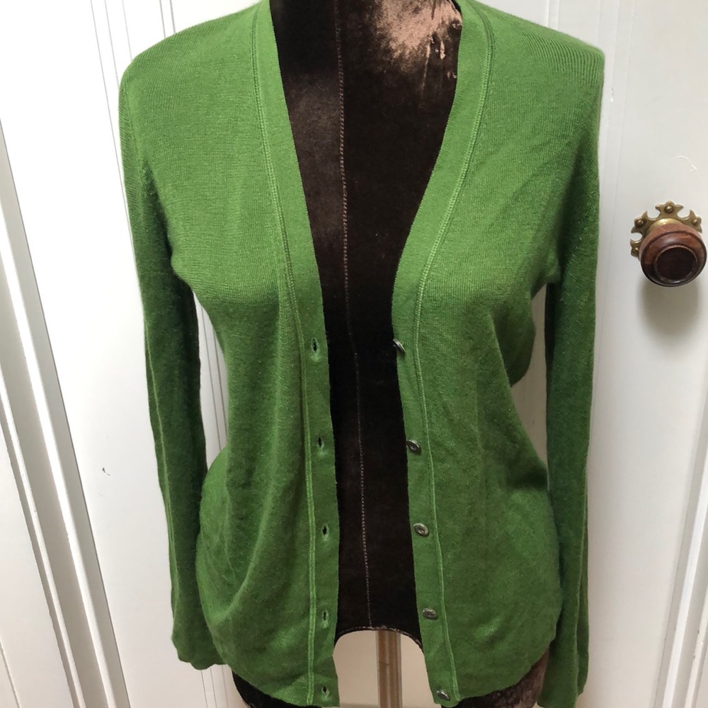 Prada 44 Cashmere and Silk Cardigan - Picture 1 of 8
